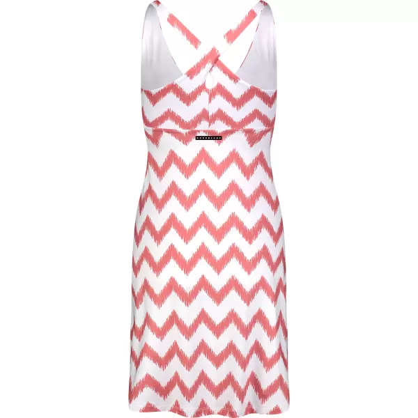  Rochie NORDBLANC V-NECK NBSLD7804 ROZ/ALB 