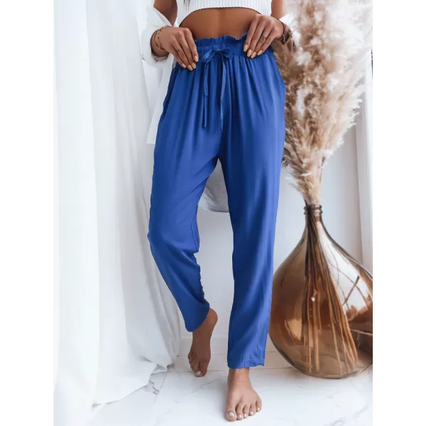  Pantalonii pentru doamne DSTREET ADELIS UY1537 ALBASTRU 