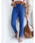 Pantalonii pentru doamne DSTREET ADELIS UY1537 ALBASTRU
