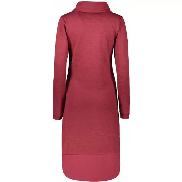  Rochie hanorac de dama KIXMI RENIE BURGUNDIA 