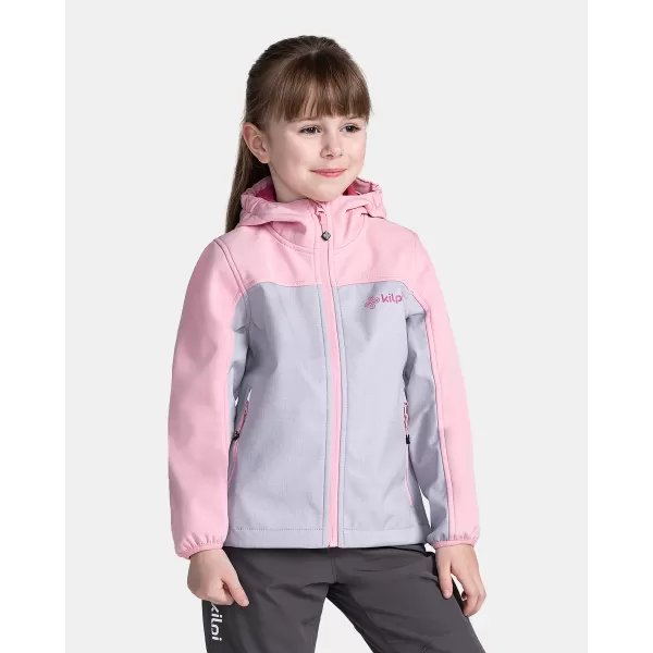  Jachetă softshell pentru fetiță KILPI RAVIA-J TJ0517KI ROZ DESCHIS 