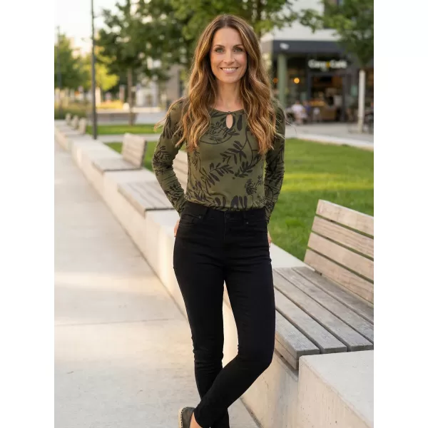  Tricou pentru femei KIXMI ROAN MILITAR 