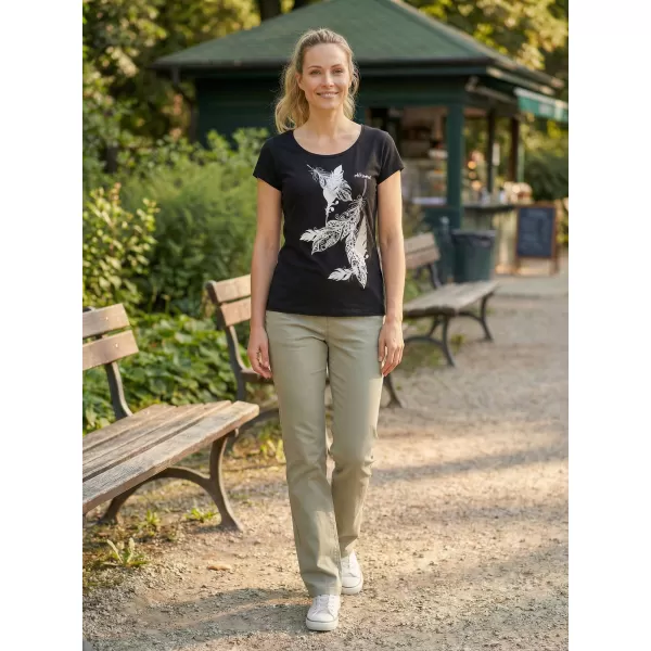  Tricou pentru femei ALTISPORT ALW178122 NEGRU SI ARGINTIU 