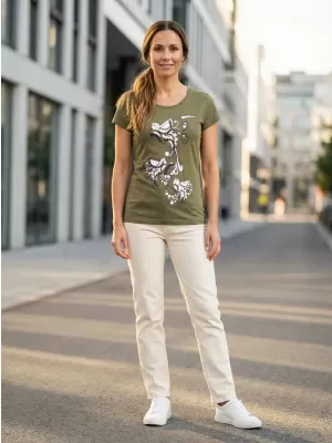 Tricou pentru femei ALTISPORT ALW179122 KAKI