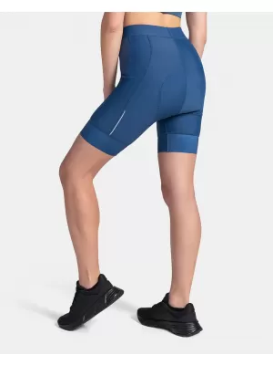 Pantaloni scurți de ciclism pentru femei KILPI PRESSURE-W TL0416KI ALBASTRU ÎNCHIS