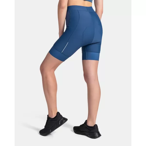  Pantaloni scurți de ciclism pentru femei KILPI PRESSURE-W TL0416KI ALBASTRU ÎNCHIS 