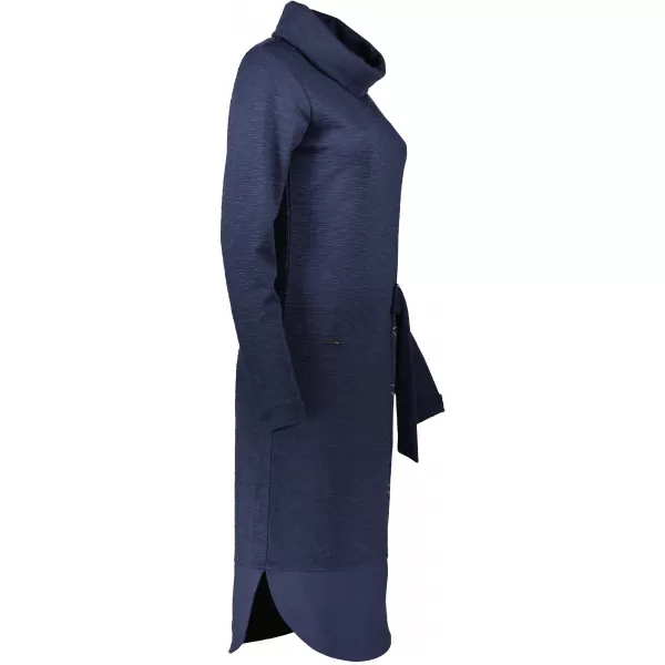  Rochie hanorac de dama KIXMI RENIE ALBASTRU INCHIS 