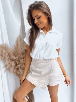 Pantaloni scurți pentru doamne DSTREET DAGER SY0277 BEJ