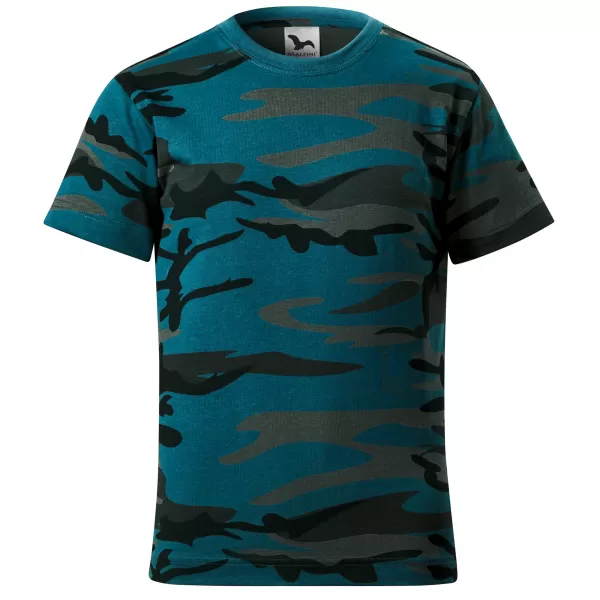  Tricou pentru copii MALFINI CAMOUFLAGE 149 CAMUFLAJ/BENZINĂ 