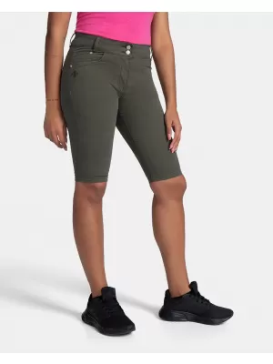 Pantaloni scurți de damă KILPI PARIVA-W TL0411KI VERDE ÎNCHIS