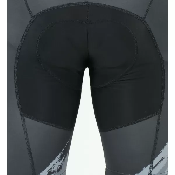 Pantaloni scurți premium pentru ciclism pentru bărbați ALTISPORT SWE/ALM01S13 GRI INCHIS 