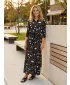 Rochie cămașă de damă ALTISPORT BECCI NEGRU