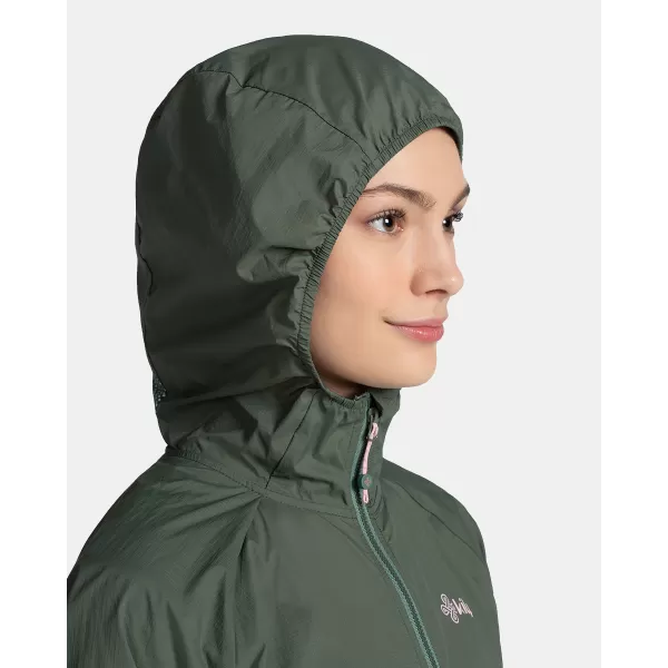  Geaca de dama KILPI ROSA-W TL0105KI VERDE ÎNCHIS 