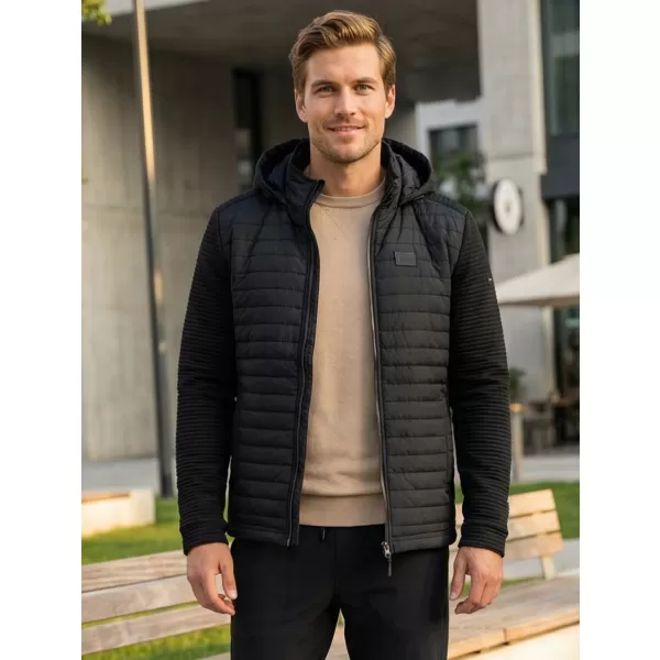  Jachetă softshell pentru bărbați KIXMI RAFAEL NEGRU 
