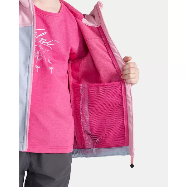  Jachetă softshell pentru fetiță KILPI RAVIA-J TJ0517KI ROZ DESCHIS 