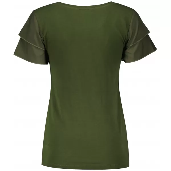  Tricou pentru femei KIXMI RIANNA MILITAR 