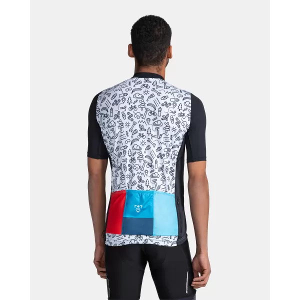  Tricou de ciclism pentru bărbați KILPI RIVAL-M TM0355KI NEGRU 