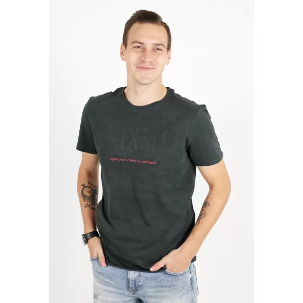  Tricou pentru bărbați KIXMI RADLY GRI INCHIS 