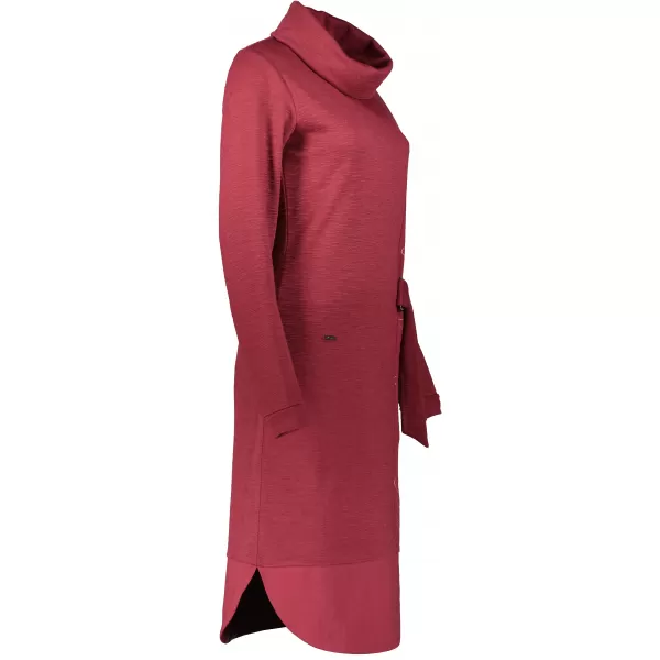  Rochie hanorac de dama KIXMI RENIE BURGUNDIA 