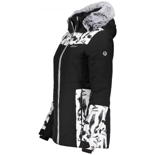  Geaca de iarna dama ALTISPORT BIANCA NEGRU 