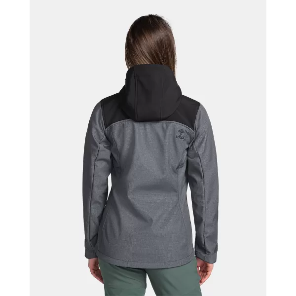  Jachetă softshell de damă KILPI RAVIA-W TL0109KI GRI ÎNCHIS 