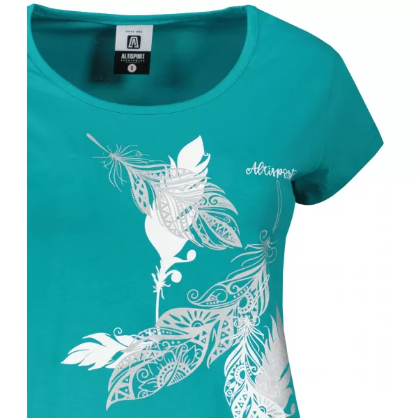  Tricou pentru femei ALTISPORT ALW178120 TURCOAZ ÎNCHIS 