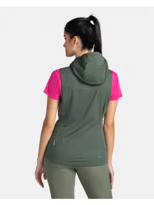 Vesta softshell dama KILPI MONILEA-W TL0111KI VERDE ÎNCHIS