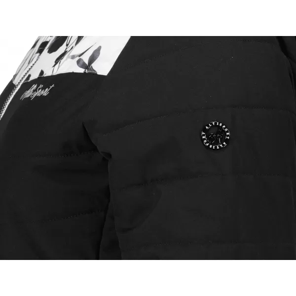  Geaca de iarna dama ALTISPORT BIANCA NEGRU 