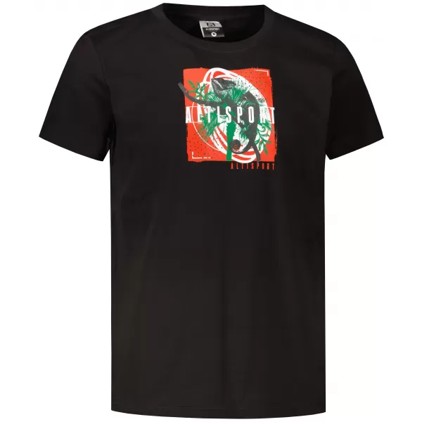  Tricou pentru bărbați ALTISPORT ALM183129 NEGRU ȘI ROȘU 