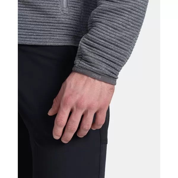  Hanorac pentru bărbați din fleece KILPI TANALI-M TM0202KI GRI ÎNCHIS 