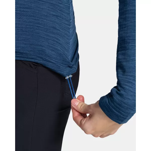  Hanorac de damă din fleece KILPI SEVELEN-W TL0203KI ALBASTRU ÎNCHIS 