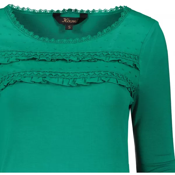  Tricou pentru femei KIXMI RACHEL VERDE INCHIS 