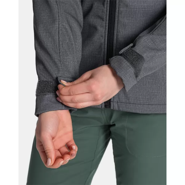  Jachetă softshell de damă KILPI RAVIA-W TL0109KI GRI ÎNCHIS 