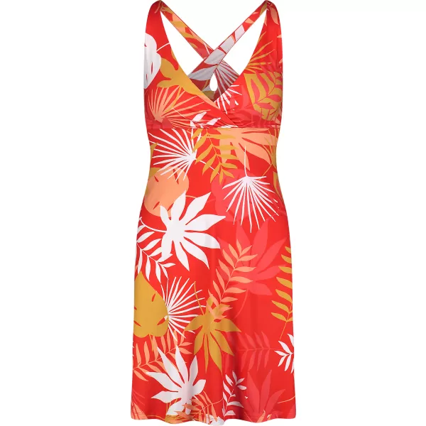  Rochie NORDBLANC V-NECK NBSLD7804 CERNEALĂ PORTOCALIE 