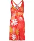 Rochie NORDBLANC V-NECK NBSLD7804 CERNEALĂ PORTOCALIE