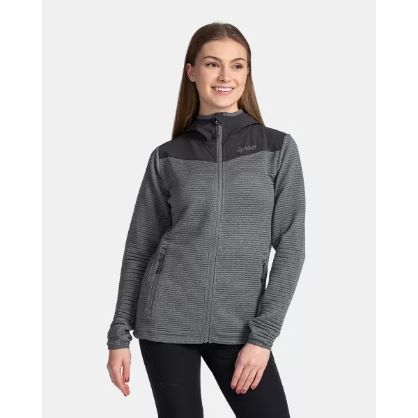  Hanorac de damă din fleece KILPI TANALI-W TL0202KI GRI ÎNCHIS 