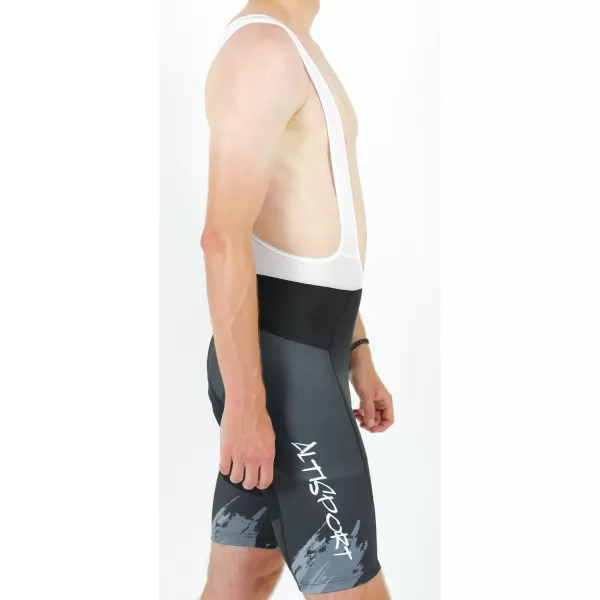  Pantaloni scurți premium pentru ciclism pentru bărbați ALTISPORT SWE/ALM01S13 GRI INCHIS 