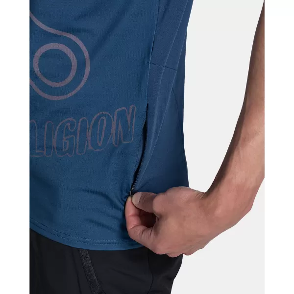  Tricou de ciclism pentru bărbați KILPI REMIDO-M TM0361KI ALBASTRU ÎNCHIS 