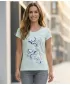Tricou pentru femei ALTISPORT ALW179122 ALBASTRU ÎNGHEȚ