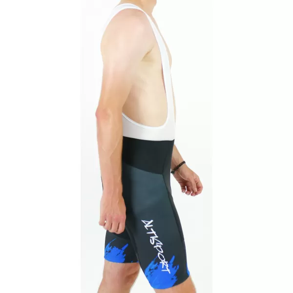  Pantaloni scurți premium pentru ciclism pentru bărbați ALTISPORT SWE/ALM01S13 ALBASTRU 