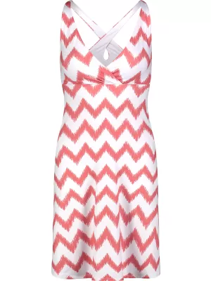 Rochie NORDBLANC V-NECK NBSLD7804 ROZ/ALB