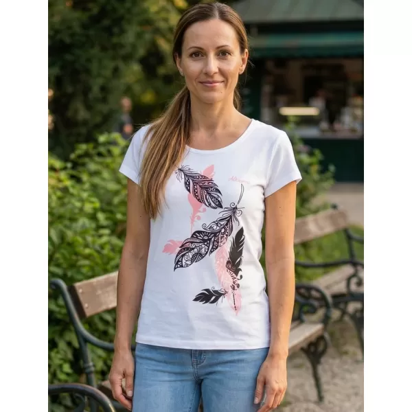 Tricou pentru femei ALTISPORT ALW178122 ALB 