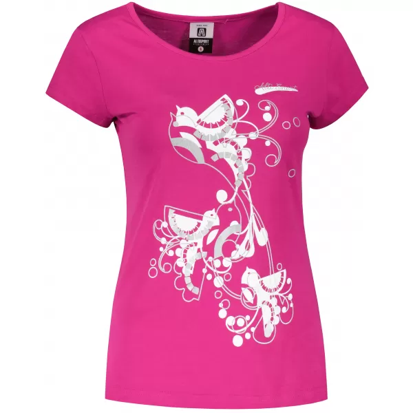  Tricou pentru femei ALTISPORT ALW179122 FUCSIE 
