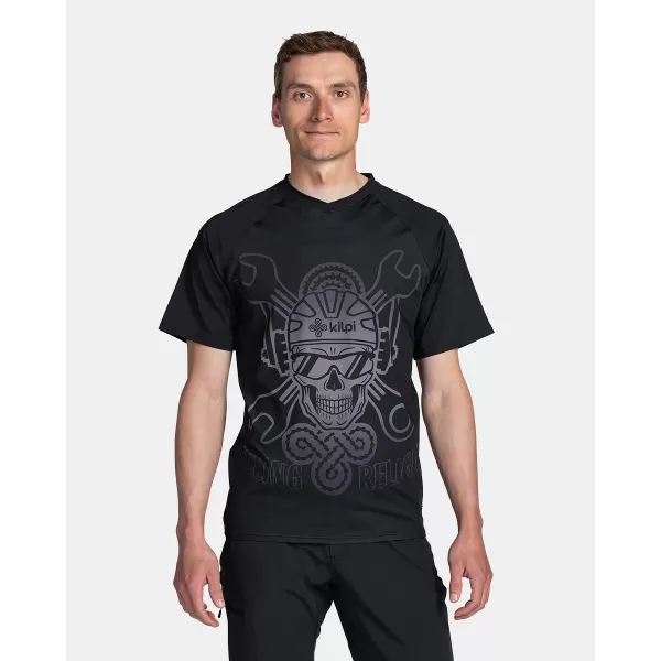  Tricou de ciclism pentru bărbați KILPI REMIDO-M TM0361KI NEGRU 