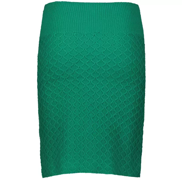  Fusta dama tricotata KIXMI ROSA VERDE 