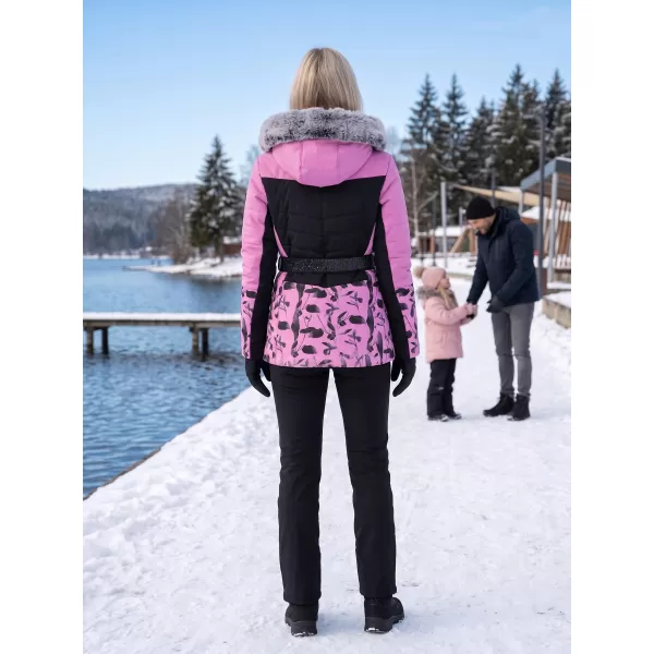  Geaca de iarna dama ALTISPORT BIANCA VIOLET 