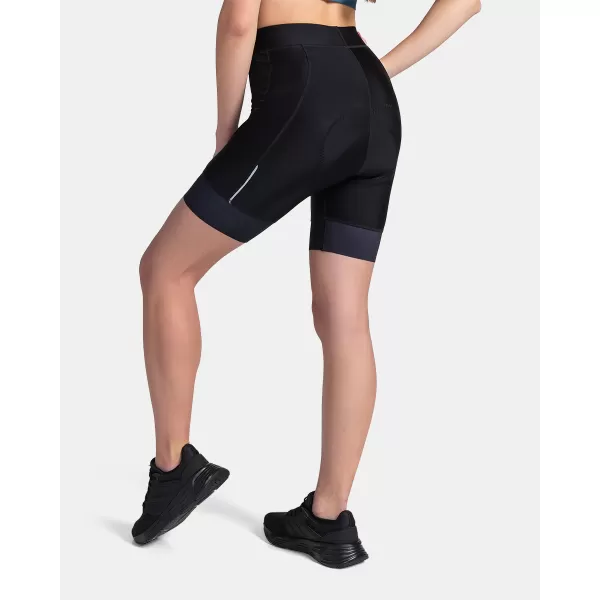  Pantaloni scurți de ciclism pentru femei KILPI PRESSURE-W TL0416KI NEGRU 