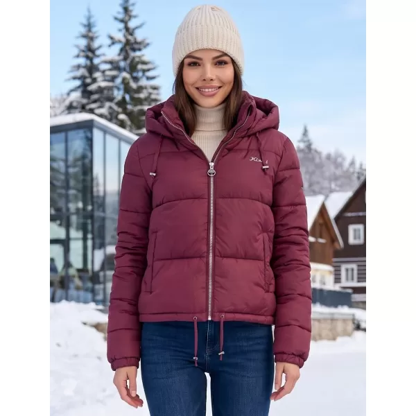  Geaca de dama KIXMI REINA BURGUNDIA 