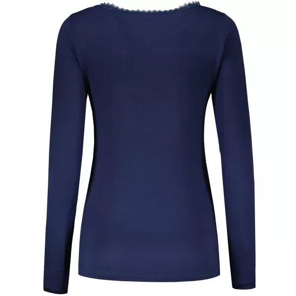 Tricou pentru femei KIXMI RACHEL ALBASTRU INCHIS 