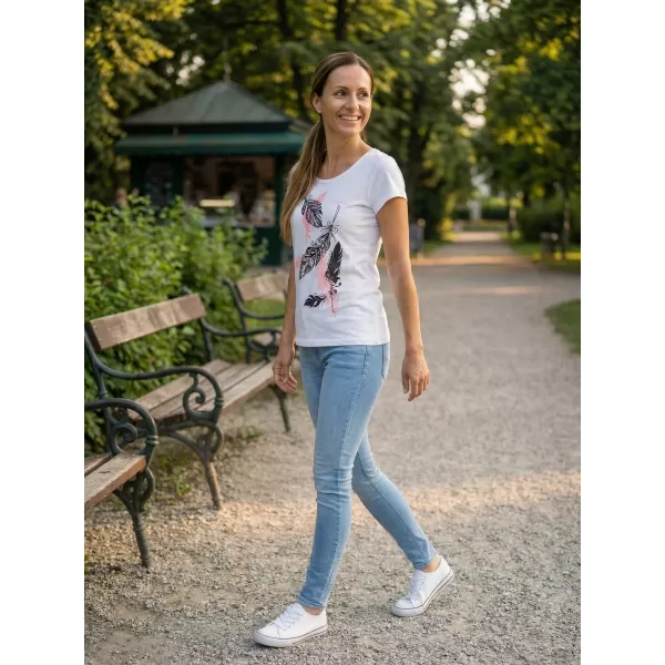  Tricou pentru femei ALTISPORT ALW178122 ALB 